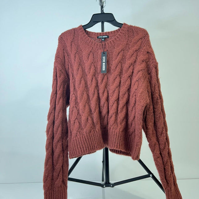 Steve Madden Women Blouse, Baked Apple, Size M