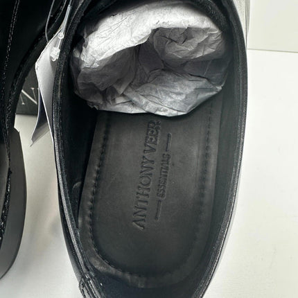 Anthony Veer Men's Truman Derby Lace-up Leather Dress Shoes - Black, Size 10.5