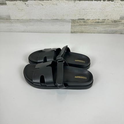 CUSHIONAIRE Estate Womens Sandals with Cut-Out Band & Adjustable Strap, Size 9.5