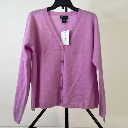 C by Bloomingdale's Cashmere Cashmere V Neck Cardigan - Exclusive, Size M