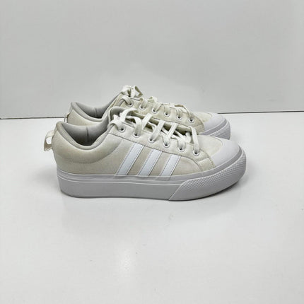 adidas Women's Bravada 2.0 Platform Sneaker, White/White/Chalk White, Size 10