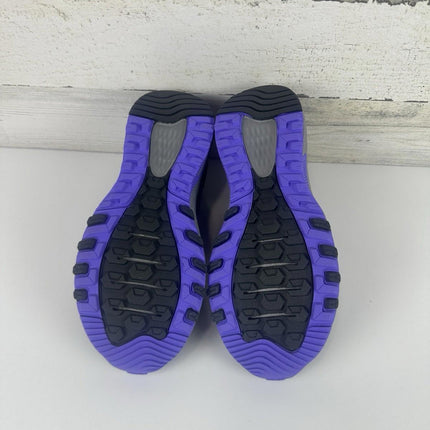 New Balance Women's 410 V8 Trail Running Shoes,Grey/Electric Indigo/Black Size 8