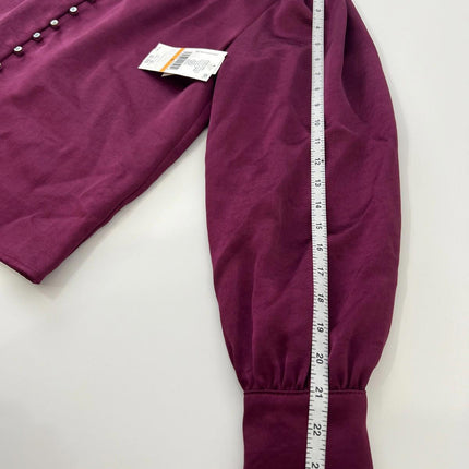 Karen Kane Shirred Women’s Blouse, Win, Size S