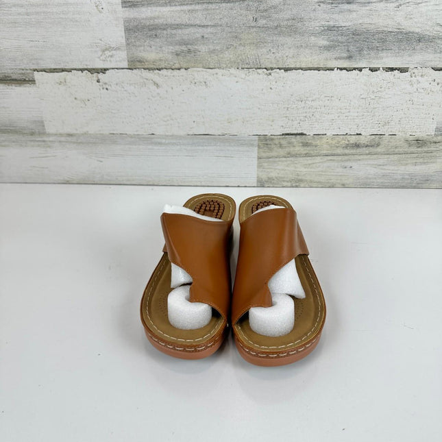 Aomigoct Sandals for Women Wedge Shoes: Comfortable Orthopedic Sandals,Size 10.5