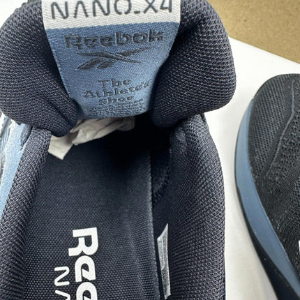 Reebok Unisex Nano X4 Training Shoes, Blue Slate/Obsidian/White, Men 12,Women 13