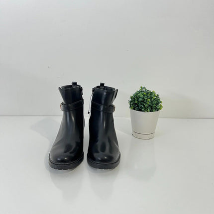 Giani bernini Faux Leather Ankle Women's boots, Black, Size 10
