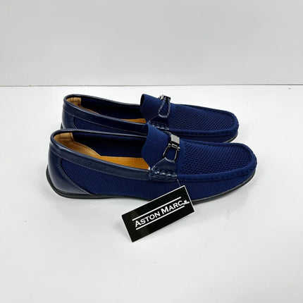 Aston Marc Mens Casual Loafer Shoes, Lightweight and Stylish Design, NAVY, 8.5M