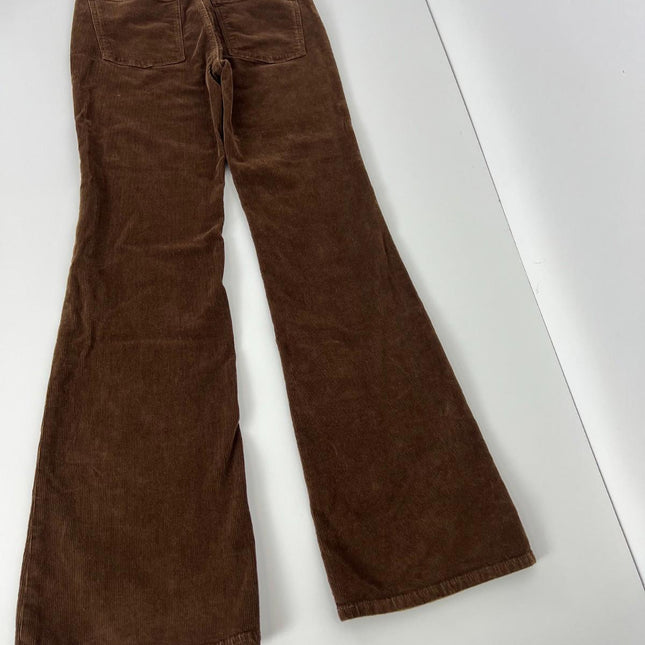 Ag Mari Mid Rise Slim Straight Leg Jeans in Rich Umber, Size 24