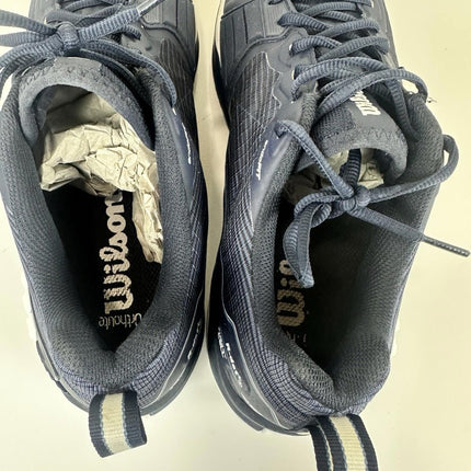 WILSON Men's Rush Pro 4.5 Clay Tennis Shoes Sneaker Navy Blazer/White Size 10.5