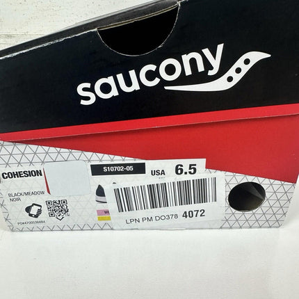 Saucony Cohesion 15 Running Shoes Black Meadow Women’s Sz 6.5 W Outdoor Gym EUC