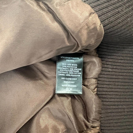 Astr the Label Sorine Collared Mixed Media Bomber Jacket, Women’s Size S