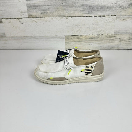 Hey Dude Women's Wendy Star White, Women’s Shoes, Lace Up, Comfortable, Size 7