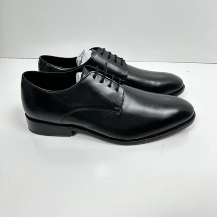Anthony Veer Men's Truman Derby Lace-up Leather Dress Shoes - Black, Size 10.5