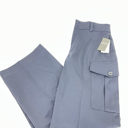 Lauren Ralph Lauren Women's Faille Cargo Pants - Lauren Navy, Size 4