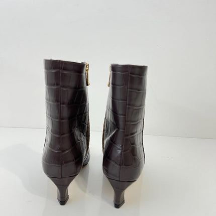 Michael Kors Women's Zipper Leather Booties, Size 7M
