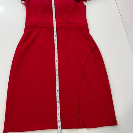 Aqua Scuba Crepe Sheath Dress - Exclusive, Size 8
