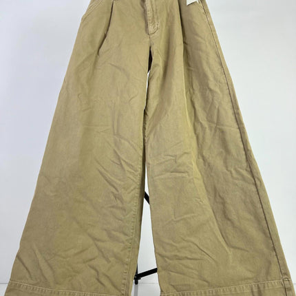 Agolde Daryl Wide Leg Women’s Pants, Beige, Size 28