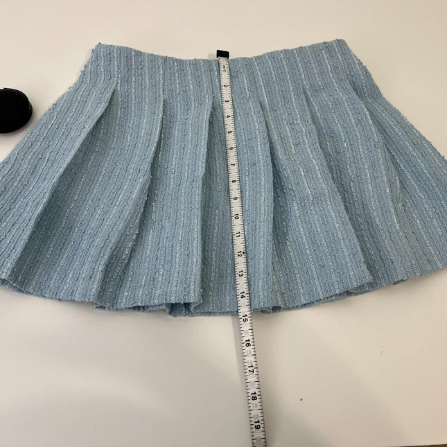 Line & Dot Emmeline Mini Skirt for women’s, Sky Blue, Size Medium , LS5556M