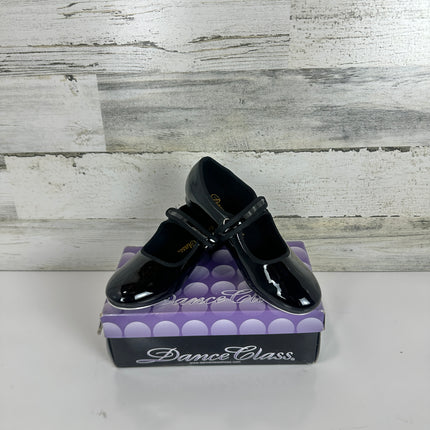 Dance Class shoes MJ101 Beginning Tap Mary Jane,Black, Size 2 M US