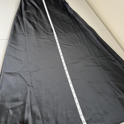 LUCY PARIS Marnie Black Satin Maxi Dress, Size Small.