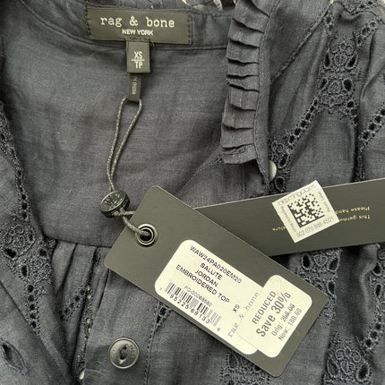 Rag & Bone Jordan Embroidered Top Size XS