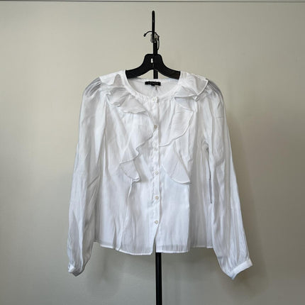 1.state Ruffle Front Blouse, Size XS