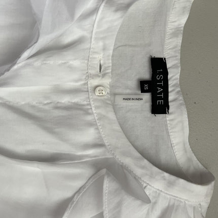 1.state Ruffle Front Blouse, Size XS