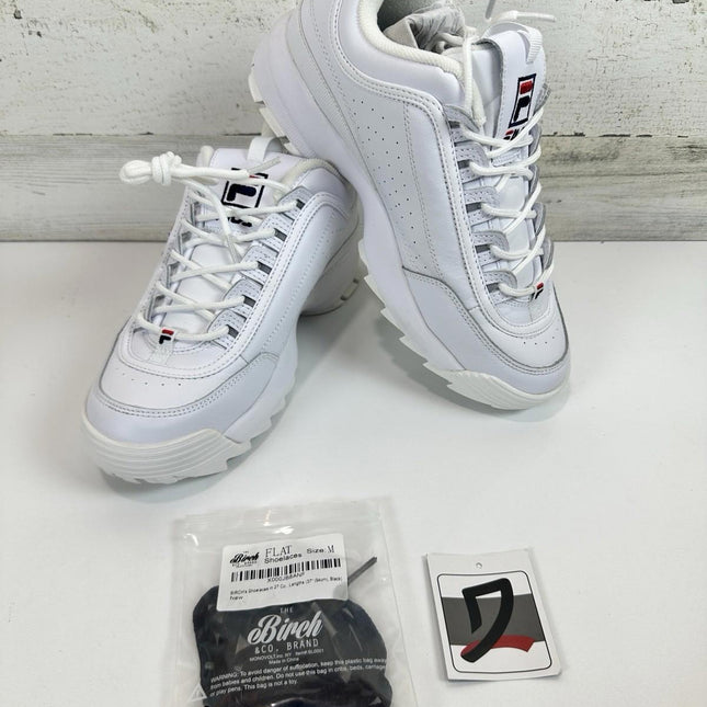 Fila Women's Disruptor 2 Premium Casual Shoes White/Size 10 US