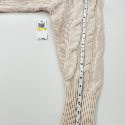Frame Oversized Cable Knit Women’s Sweater, Creamy, Size M