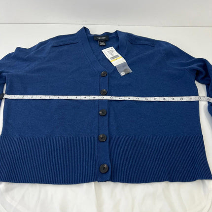Karen Kane Layered Sweater Cardigan,  Color Dark Blue, Size M