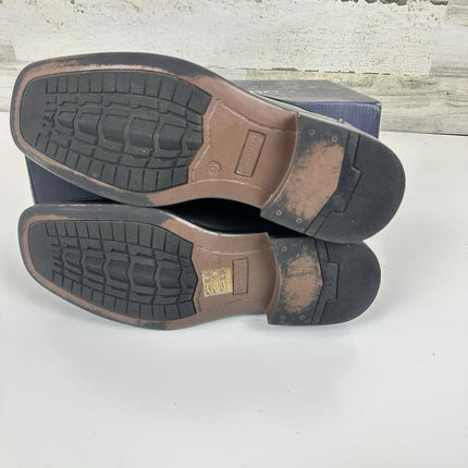 Bruno Marc Men's Goldman-02 Slip on Leather Lined Square Toe Dress Shoes, Size 9