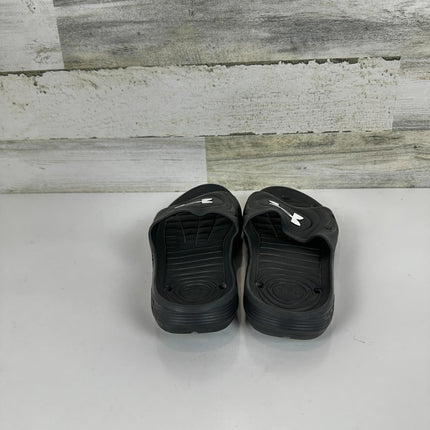 Under Armour Men's Locker Iv, Black (001)/Black, 10 M