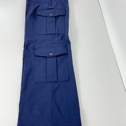 Lauren Ralph Lauren Women's Faille Cargo Pants - Lauren Navy, Size 4
