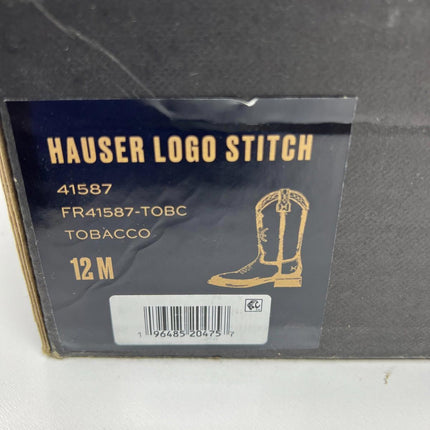 Men's FRYE Hauser Western Boots Outdoor 12 Tobacco, size 12M