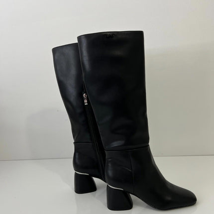 DKNY Women's Cana Knee High Heeled Riding Boots, Size 7M