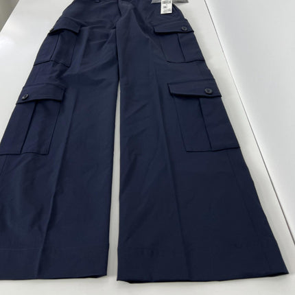 Lauren Ralph Lauren Women's Faille Cargo Pants - Lauren Navy, Size 4
