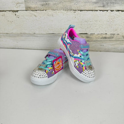 Skechers Twinkle Sparks-Jumpin' CLOU Sneaker, Lavender/Multi, Size 11.5 Kids