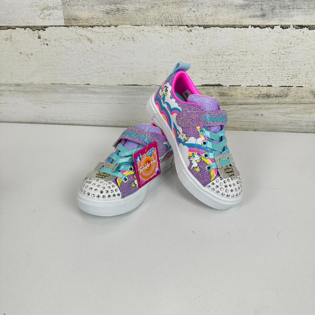 Skechers Twinkle Sparks-Jumpin' CLOU Sneaker, Lavender/Multi, Size 11.5 Kids