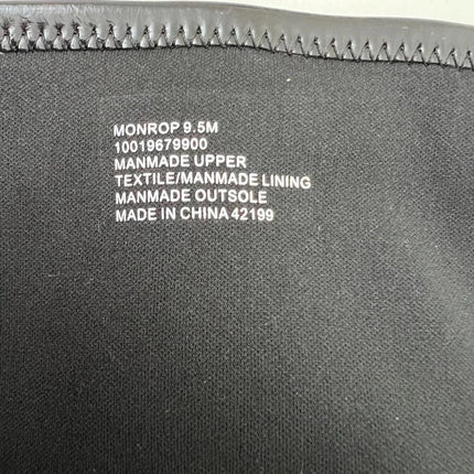 Wild Pair Monro Women's Buckle Knee High Boots, Black Crinkle, Size 9.5M