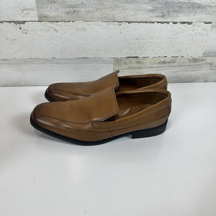 Clarks Men's Tilden Free Dark Tan Leather 26130098 Size 12 M Excellent with Box