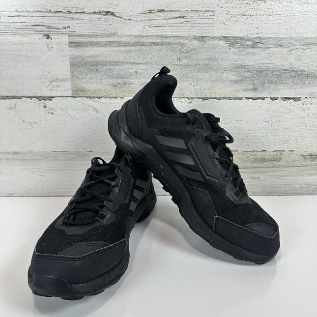 Adidas Terrex AX4 Mens Hiking Shoes Size 11.5 Black Carbon Gray Four Lace-Up