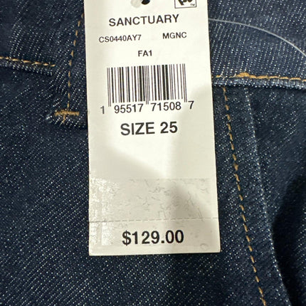 Sanctuary Women’s Essential Cargo Standard Rise Midi Skirt Denim 25 , Blue