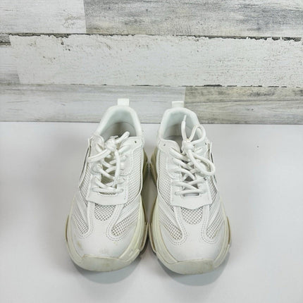 Steve Madden Possession Sneakers Womens Sz 8.5 Lace Up Shoes Left shoes NO LACE