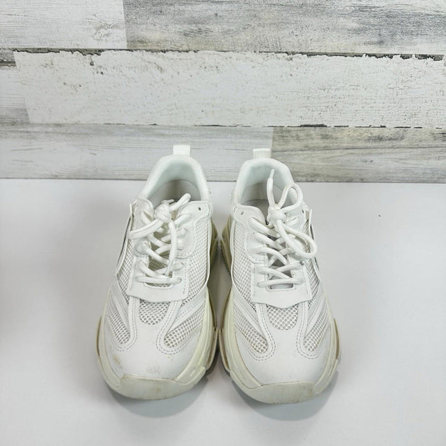 Steve Madden Possession Sneakers Womens Sz 8.5 Lace Up, Left shoes NO tongue pad