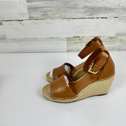 Vince Camuto womens Leera Espadrille Wedge Sandal, Tan,Size 9