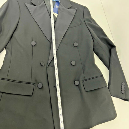POLO ralph lauren Blue Label Black Women's Jacket Blazer Tuxedo, Size 2
