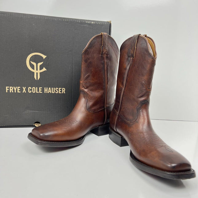 Men's FRYE Hauser Western Boots Outdoor 12 Tobacco, size 12M
