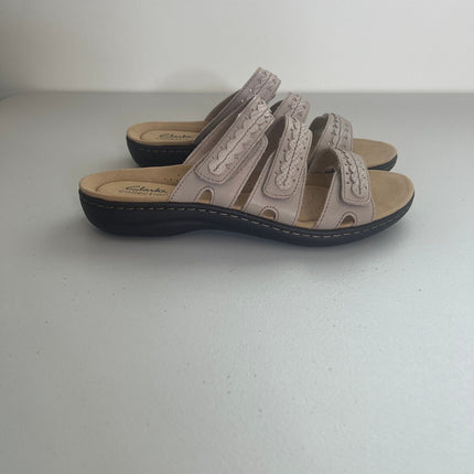 Clarks Laurieann Cove Women's Shoes Sand Leather : 9 D - Wide