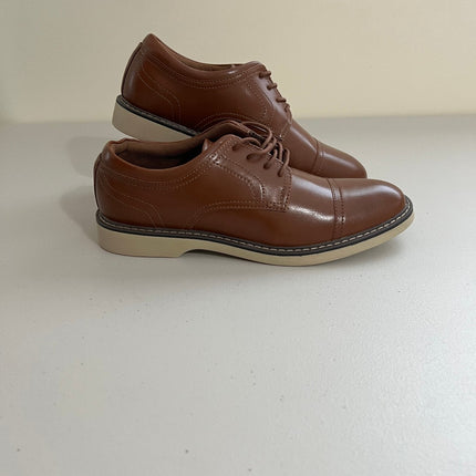 Alfani Men's Theo Cap Toe Oxford Dress Shoe, Brown ,Size, 8