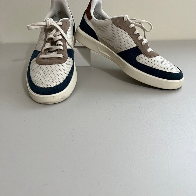 Cole Haan Men's Grand Crosscourt Daily Court Sneakers - White Size 12